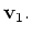 ${\bf v}_1.$