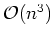 ${\cal O}(n^3)$