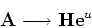 \begin{displaymath}{\bf A} \longrightarrow {\bf He}^u\end{displaymath}
