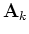 ${\bf A}_k$
