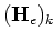 $({\bf H}_e)_k$
