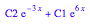 C2*exp(-3*x) + C1*exp(6*x)